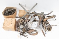 PARTS: A tub of assorted small parts suitable for early vintage cars [Location: Melbourne]
