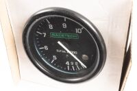 TACHOMETER: A new Racetech 10000 RPM tachometer [P/N RTTC10-SL], overall diameter 9cm [Location: Melbourne] - 2
