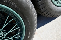 BENTLEY: A fine set of six 19-inch wire-wheels to suit vintage Bentley, Sunbeam, Vauxhall and other marques, in refurbished condition and all fitted with unused or lightly used Goodrich 6.00 x 19 tyres [Location: Sydney] - 8