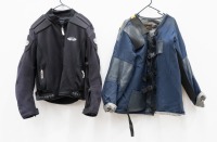 PROTECTIVE JACKETS: Two motorcycle protective jackets