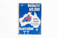 PROGRAMME: An original souvenir programme for the 1972 "Bathurst $10,000 Australian TT" motorcycle race held at Mt Panorama, Bathurst