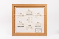CARDS: Two framed and glazed collections of collectors cars 'Triumph' and 'Norton' - 5