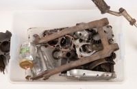 TRIUMPH: A box of assorted Triumph pre unit parts - 2