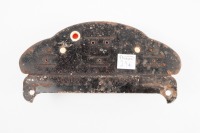 A Catalux Aprilia tail lense with metal bracket believed to been used on 1950s/1960s Moto Rumi - 2