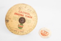 Two engine tuning timer carts, BSA and Castrol