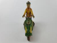 CIVILIAN: Zundapp Motor Scooter made in West Germany by Wimmer 1951-56, 12 cms, friction, a classic toy. - 5
