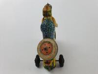CIVILIAN: Zundapp Motor Scooter made in West Germany by Wimmer 1951-56, 12 cms, friction, a classic toy. - 6