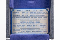A circa 1960s&nbsp;Smiths handheld Tachometer, English tool speed gauge in fitted box - 3
