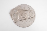 An unmachined brake plate, possibly 7R or Manx