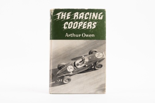 COOPER: 'The Racing Coopers' by Arthur Owen, hardcover book, published 1960.