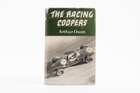 COOPER: 'The Racing Coopers' by Arthur Owen, hardcover book, published 1960.