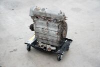 ENGINE: A Coventry Climax four cylinder 1500cc FWB SOHC engine as used in Lotus Elites & Cooper T43, engine number 'FWB400-3812743', together with exhaust and carburettor manifolds - 4