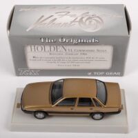 HOLDEN VL COMMODORE: A 1:43 scale Holden Commodore VL sedan, this one is finished in gold paintwork, model number TR16 - 2