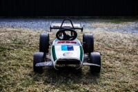PEDAL CAR: Christian Jones's 1980s Tri-ang Leyland pedal car in his father Alan Jones's F1 winning Saudia Williams livery - 4