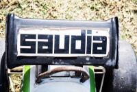 PEDAL CAR: Christian Jones's 1980s Tri-ang Leyland pedal car in his father Alan Jones's F1 winning Saudia Williams livery - 7