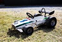 PEDAL CAR: Christian Jones's 1980s Tri-ang Leyland pedal car in his father Alan Jones's F1 winning Saudia Williams livery - 8