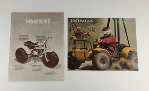 HONDA: Two original Honda Odyssey and Trike colour sales brochure