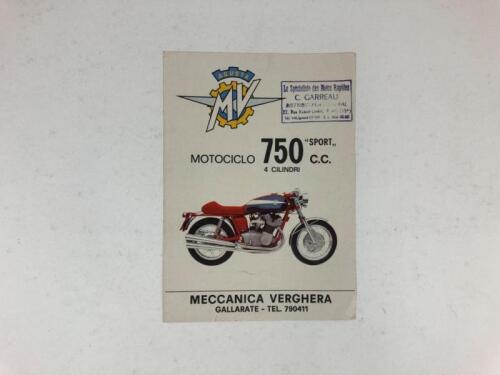 MV AGUSTA: An original MV Agusta 750 Sport 1970's sale brochure