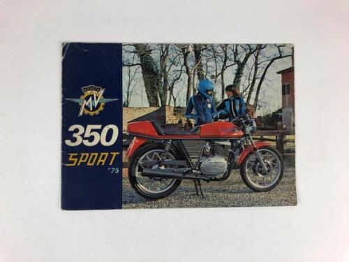 MV AGUSTA: An original MV Agusta 350 Sport 1975 large multi-page sale brochure