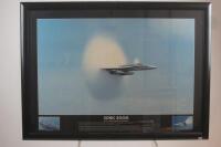 AVIATION: Three framed aviation prints and posters (one limited edition)