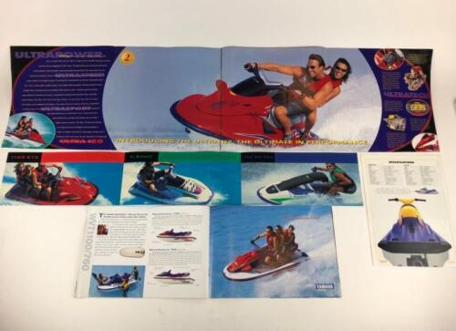 YAMAHA WAVERUNNERS: Six original Yamaha Waverunnes 1999/1998 range / Blaster sales brochures and price list