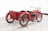c1913 Indian Hedstrom V-twin With Left-Hand Sidecar [Location: Melbourne] - 5