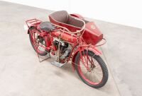 c1913 Indian Hedstrom V-twin With Left-Hand Sidecar [Location: Melbourne] - 8