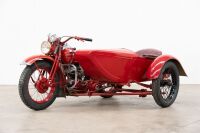 1942 Harley Davidson WLA with Dusting Steel Side Car [Location: Melbourne]