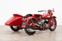 1942 Harley Davidson WLA with Dusting Steel Side Car [Location: Melbourne] - 34
