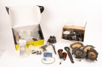 MERCEDES-BENZ: A group of assorted parts for W126 and W123 mostly being interior parts, includes items such as two W126 Burl gearshift knobs, W126 NOS Distributor seal Part No A0149975848, M103 ignition module, and others [Location: Melbourne]