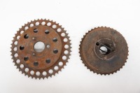 NORTON: Two Norton rear brake drums
