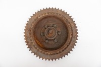 BSA: A BSA swingarm rear brake drum