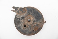 NORTON: A Norton front brake backing plate with shoes & springs