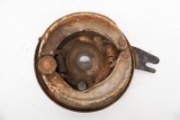 NORTON: A Norton front brake backing plate with shoes & springs - 2