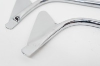 BSA: A pair of BSA A10 rear mudguard brackets, reproduction, new condition. - 2