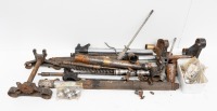 FORK PARTS: A Box of Dowty Oleomatic fork parts to suit Panther, Velocette, and others.
