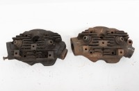 VELOCETTE: Two Velocette Iron MAC heads