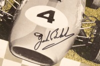 REPCO BRABHAM: A March 1963 edition of the 'Repco Record' featuring a section on the Repco Brabham, front cover hand signed by Sir Jack Brabham - 2