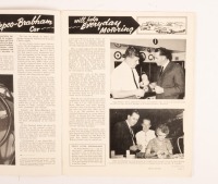REPCO BRABHAM: A March 1963 edition of the 'Repco Record' featuring a section on the Repco Brabham, front cover hand signed by Sir Jack Brabham - 3
