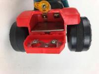 NOVELTY: ACROBAT CYCLE trike, battery operated, plastic, made in Taiwan c1970s. - 8