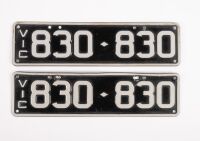 Victorian Numeric Plates | 830-830