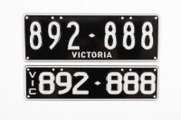 Victorian Numeric Plates | 892.888