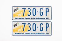 Victorian Grand Prix Number Plates | 730.GP