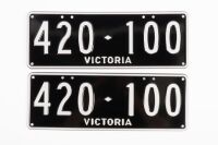 Victorian Numeric Number Plates | 420.100