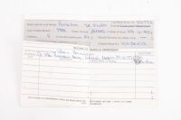 PARIS-DAKAR PROTYPE & SPEEDSTER: Two important CAMS vehicle log books for Alan Hamilton; 1981 Porsche 911 FWD Works Prototype, chassis 1023003 and 1958 Porsche Speedster, chassis 84497 - 6