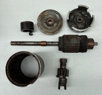 STARTER MOTOR: A box of assorted Marchal starter motor parts [Location: Melbourne] - 6