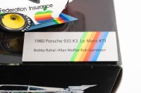 PORSCHE 935: A Truescale 1:18 scale 1980 Porsche 935 K3 'Apple Computer', limited edition of 3000 units. New in original box, drivers Bobby Rahal, Allan Moffat and Bob Garretson - 3