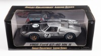 FORD: A Shelby Collectibles - Legend Series 1:18 scale 1966 Ford GT-40 MKII in silver & black, new in original box
