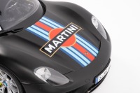 PORSCHE 918: An impressive GT Spirit Models 1:12 scale Porsche 918 Spyder in matt black with Martini sponsorship livery (ZM084) New in original box - 7