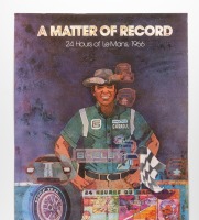 CARROLL SHELBY: A reproduced Good Year 'A Matter of Record - 24 Hours of Le Mans - Carroll Shelby' poster, 86cm high, 56cm wide - 3
